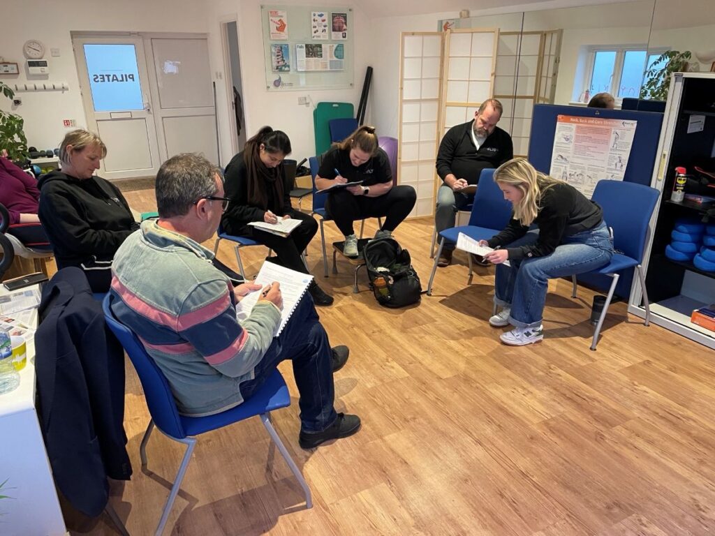 Clinical training session at the clinic